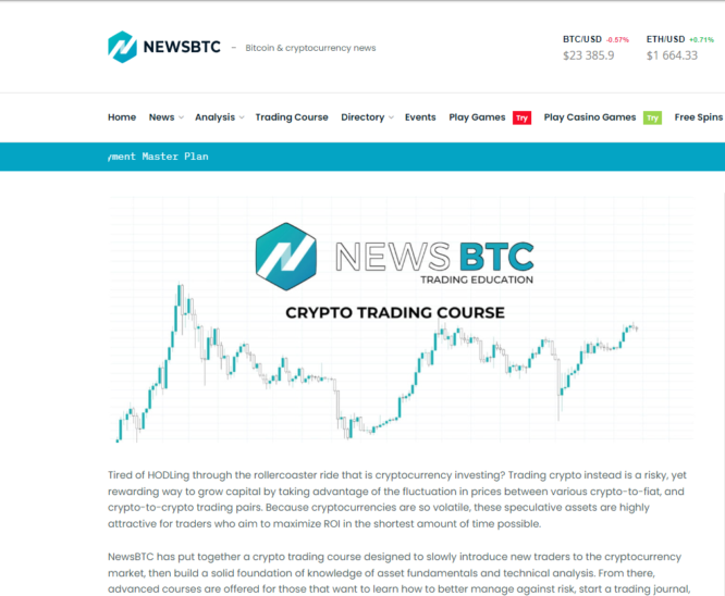 NewsBTC Page